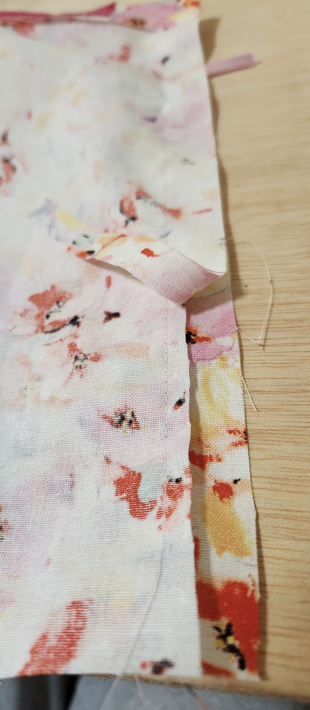 trim excess cloth